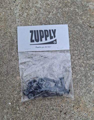 Montageset 1" Kreuz Schwarz