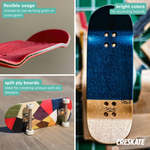Farbiges Fingerboard Furnier Set - 6 Boards